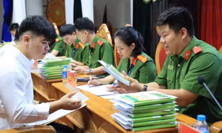 Các trường Công an công bố điểm chuẩn, cao nhất 24,42 điểm
