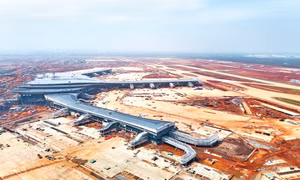 Toàn cảnh công trình sân bay Long Thành