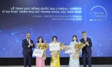 3 nhà khoa học nữ nhận học bổng quốc gia vì sự phát triển phụ nữ