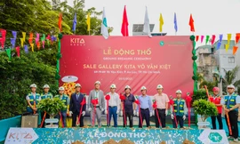 KITA Group động thổ nhà mẫu KITA trên đường Võ Văn Kiệt