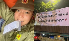 Ấm lòng chùm ảnh cứu trợ mùa bão lũ: Tình thương trao đi, mưa nào rồi cũng tạnh