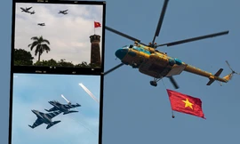 Những khoảnh khắc "tuyệt đối điện ảnh" trên bầu trời Hà Nội tại tổng duyệt A80