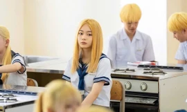 Phim học đường của Nhật gây chú ý khi có đến 20 nhân vật nhuộm tóc vàng