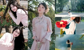 Lịch trình các "nàng thơ" cuối năm: Chụp ảnh áo dài ở Hồ Gươm, ngắm hoa cỏ ở công viên
