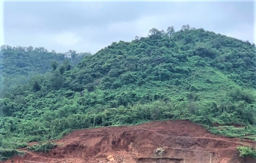 Khu vực núi Mào Gà ở xã Xuân Mỹ, huyện Nghi Xuân.