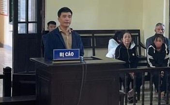 Bị cáo Bùi Ngọc Hải tại phiên tòa. Bị cáo Bùi Ngọc Hải tại phiên tòa.