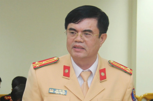 Ông Lưu Văn Tiến khi còn công tác tại Phòng CSGT (Công an tỉnh Hà Tĩnh). Ảnh: Báo Hà Tĩnh