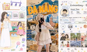 Gen Z cập nhật xu hướng mới: Nhờ AI tô màu profile, dán sổ tổng kết chuyến đi
