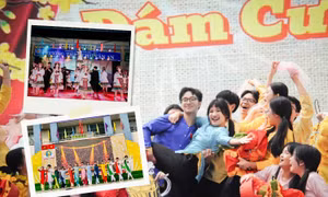 Văn nghệ Xuân gây sốt cõi mạng của teen: "Phá chiêu" trùng ý tưởng cực hay