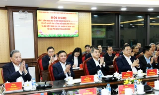 Tổng Bí thư Tô Lâm dự hội nghị lấy ý kiến cử tri nơi cư trú đối với người ứng cử đại biểu Quốc hội