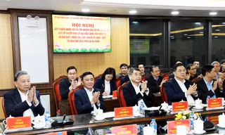 Tổng Bí thư Tô Lâm dự hội nghị lấy ý kiến cử tri nơi cư trú đối với người ứng cử đại biểu Quốc hội