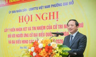 Cử tri nơi cư trú thống nhất giới thiệu ông Trịnh Văn Quyết ứng cử đại biểu Quốc hội