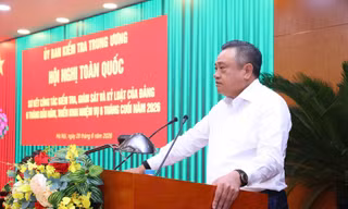 Ông Trần Sỹ Thanh: Kịp thời phát hiện, chấn chỉnh biểu hiện nể nang, 'dĩ hòa vi quý' trong đánh giá cán bộ