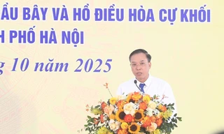 Hà Nội khởi công dự án hơn 972 tỷ phục vụ tiêu thoát nước khu vực Long Biên