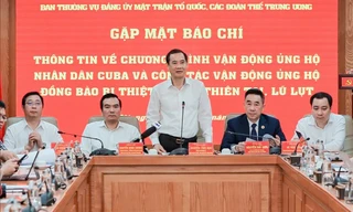 'Rơi rớt, thất thoát số tiền ủng hộ đồng bào là có tội với nhân dân'