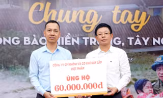 Tiền Phong tiếp nhận thêm nguồn lực hỗ trợ miền Trung, Tây Nguyên khắc phục hậu quả mưa lũ