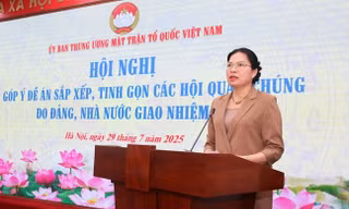 Trình Bộ Chính trị xem xét đề án sắp xếp, tinh gọn các hội quần chúng trước 31/8