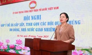 Trình Bộ Chính trị xem xét đề án sắp xếp, tinh gọn các hội quần chúng trước 31/8