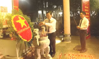 Hà Nội: Thắp nến tri ân anh hùng liệt sĩ, kỷ niệm chiến thắng Khu Cháy