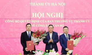 Công bố quyết định của Ban Thường vụ Thành ủy Hà Nội về công tác cán bộ