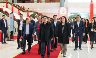 Thủ tướng Phạm Minh Chính kiểm tra công tác chuẩn bị Đại hội Thi đua yêu nước toàn quốc