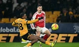HIGHLIGHTS: Arsenal trượt chân trên sân đội cuối bảng Wolves, ngôi đầu lung lay 