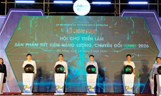 Khai mạc Hội chợ triển lãm sản phẩm tiết kiệm năng lượng và chuyển đổi xanh năm 2026
