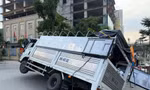 Xe tải sụp 'hố tử thần' ở Hà Nội