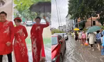 Chú rể Ninh Bình rước dâu giữa ngày Hà Nội ngập nặng, kể trải nghiệm nhớ đời