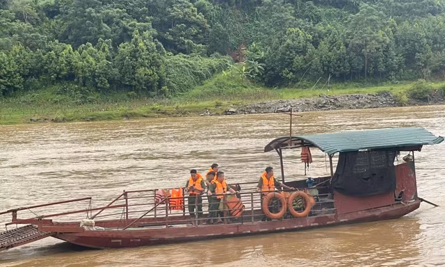 Một người mất tích trên sông Lô ở Tuyên Quang