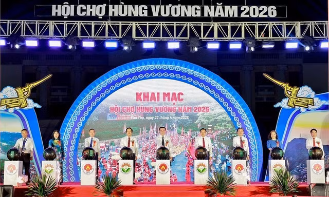 Hội chợ Hùng Vương - điểm hẹn xúc tiến thương mại quy mô lớn trên đất Tổ