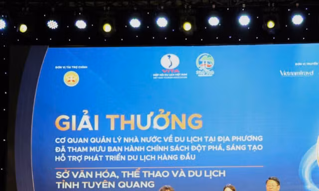 Nhiều điểm đến, doanh nghiệp du lịch Tuyên Quang được vinh danh tại VITA Awards 2026