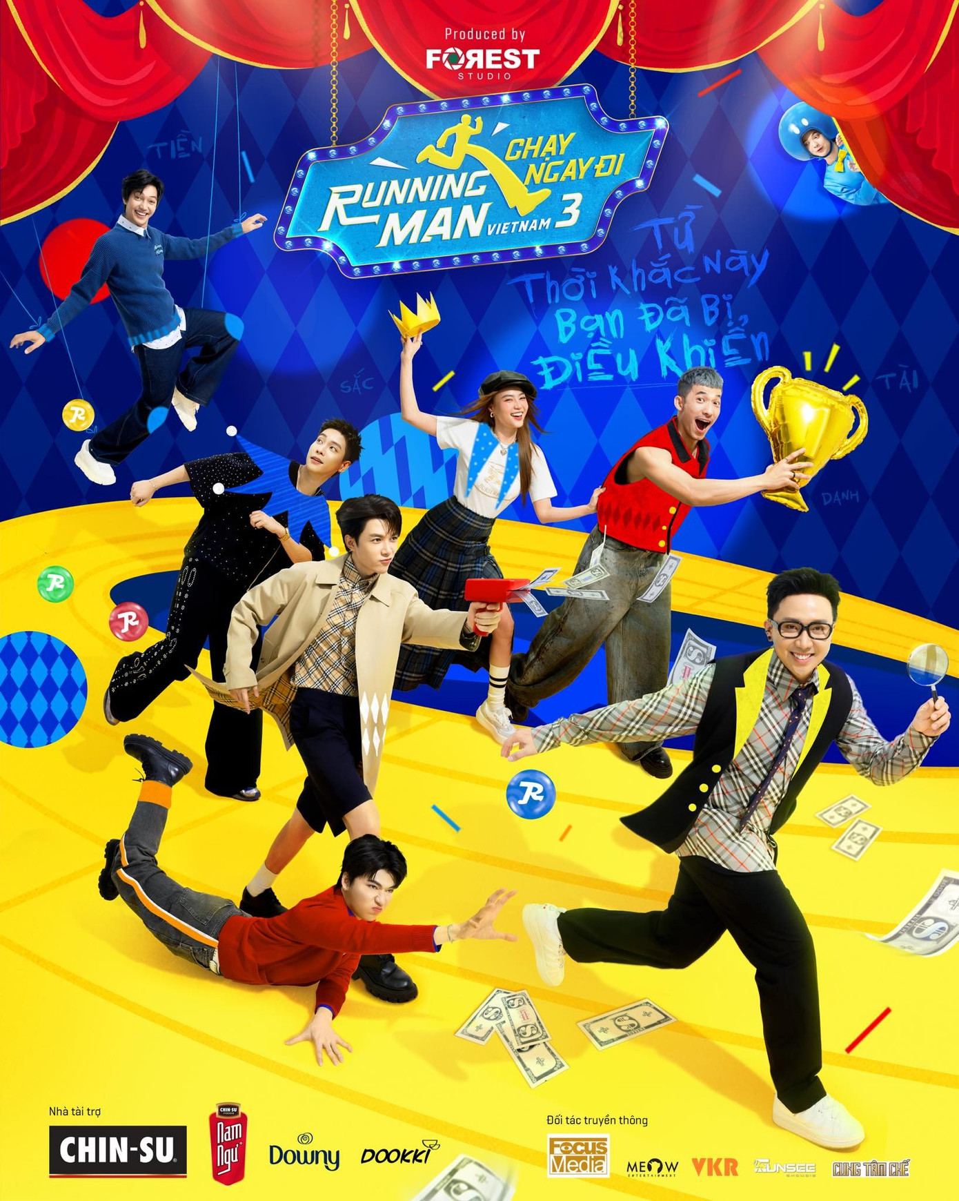 Running Man Việt Nam mùa 3 đang trở thành "cơn sốt" thời gian gần đây. Ảnh: RMV.