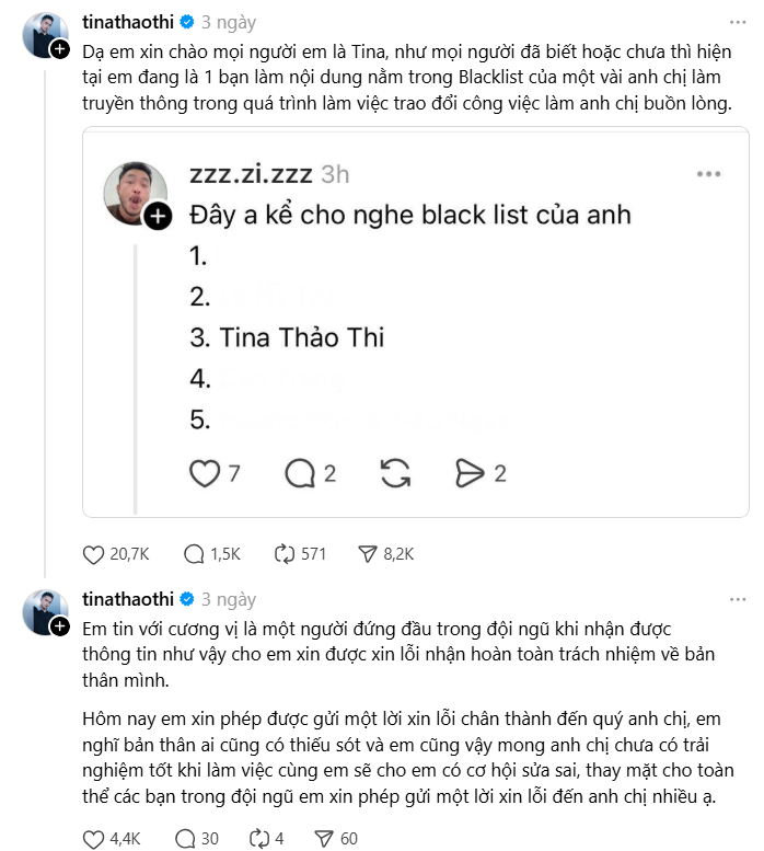 Nam TikToker lên tiếng sau những lùm xùm bị nhiều nhãn hàng cho vào "danh sách đen". screenshot-8.png