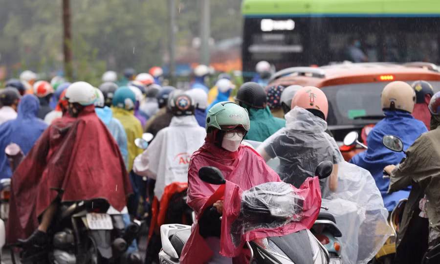 Tình hình mưa dông ở miền Bắc