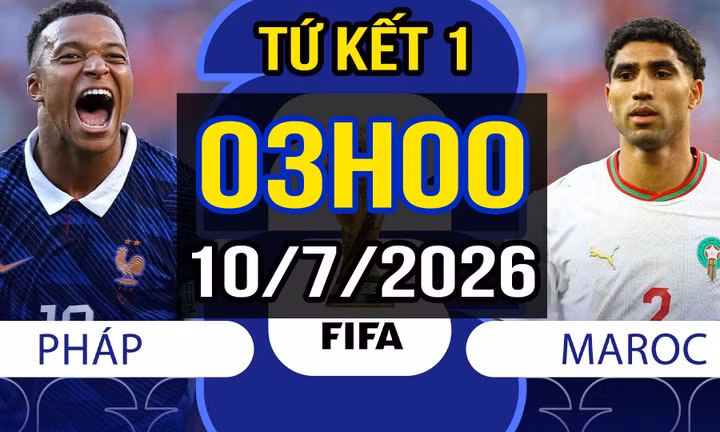 TIN NÓNG WORLD CUP 2026: Nhận định – Dự đoán Tứ kết: PHÁP vs MOROCCO