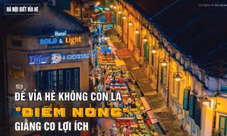 Để vỉa hè Hà Nội không còn là 'điểm nóng' giằng co lợi ích