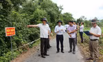 Tuyến đê bao ven sông Hậu nhiều điểm sạt lở nguy hiểm
