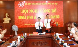 Bổ nhiệm ông Lê Thanh Nam giữ chức Giám đốc Sở Nông nghiệp và Môi trường Hà Nội