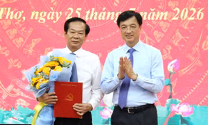 Ông Đỗ Thanh Bình giữ chức Bí thư Thành ủy Cần Thơ
