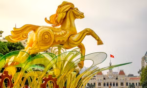 Đường hoa Nguyễn Huệ trước đêm khai mạc