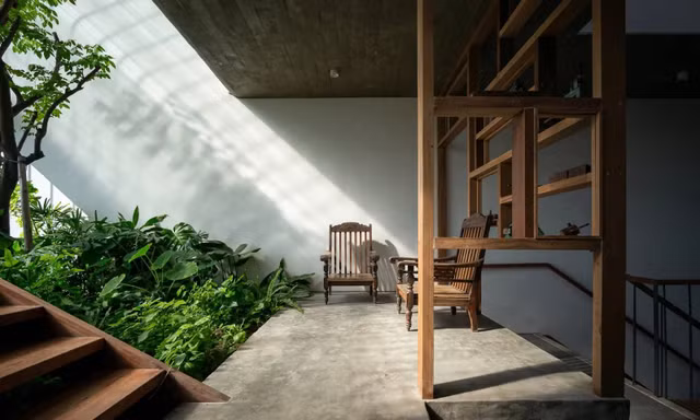 Sống chậm trong ngôi nhà được lấy cảm hứng từ mái hiên