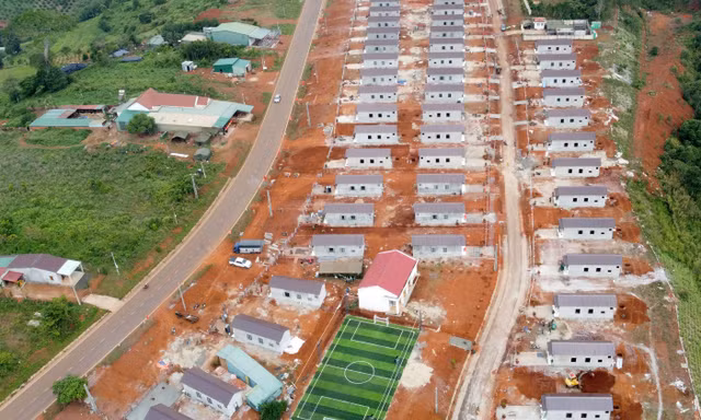 Toàn cảnh 60 căn nhà.