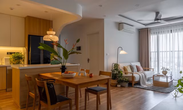 Căn hộ 100m2 với thiết kế tối giản từng không gian để tối ưu chi phí hoàn thiện