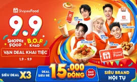 Nạp năng lượng cho năm học mới cùng loạt deal ShopeeFood 9.9