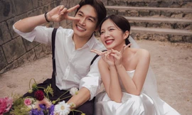 Đình Tú - Ngọc Huyền khoe ảnh cưới: Chẳng cần bối cảnh cầu kỳ vẫn đẹp như thơ