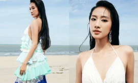 Ngắm trọn bộ ảnh thời trang đầu tiên sau đăng quang của Hoa hậu Trúc Linh