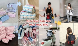 Quà tặng bạn đọc: Bộ đôi túi makeup và túi đeo chéo cho ngày xuống phố rạng rỡ