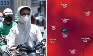 Hà Nội chạm ngưỡng nắng nóng gay gắt, dự báo nhiệt độ cảm nhận sẽ đạt 47 độ C
