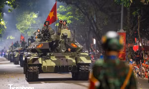 Khí thế ngút trời trong buổi Sơ duyệt diễu binh, diễu hành A80